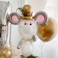 Whimsical Gold Hat Mouse