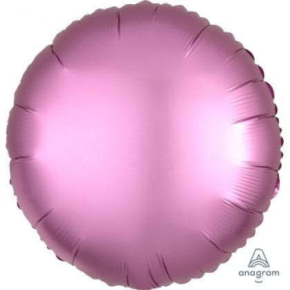 Satin Fuchsia Round Shape Foil Balloon