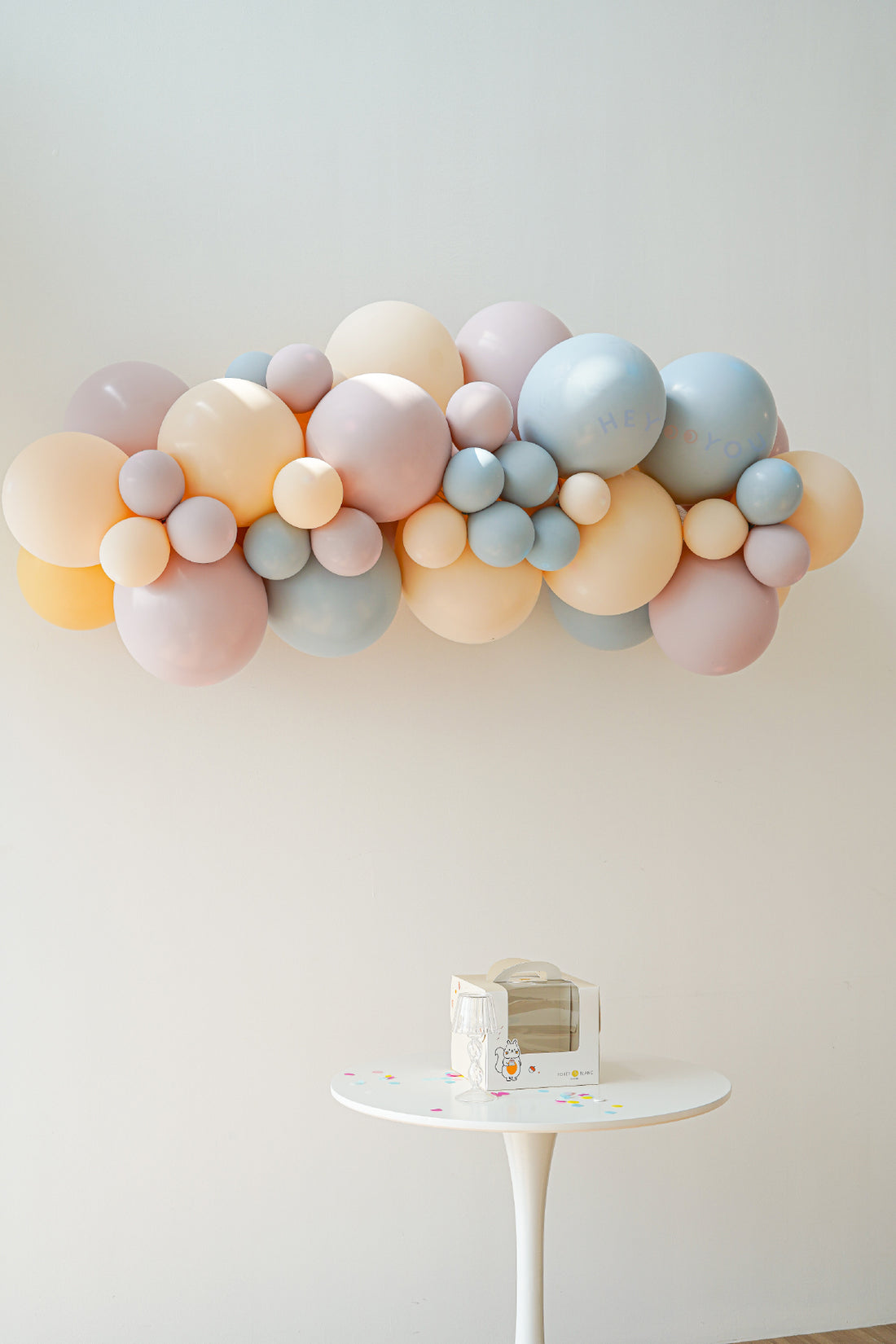 Peachy Pastels Balloon Garland