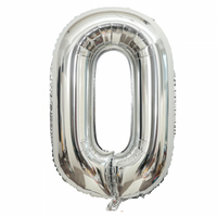 40" Number foil - Silver