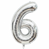 40" Number foil - Silver