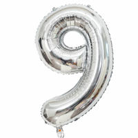 40" Number foil - Silver